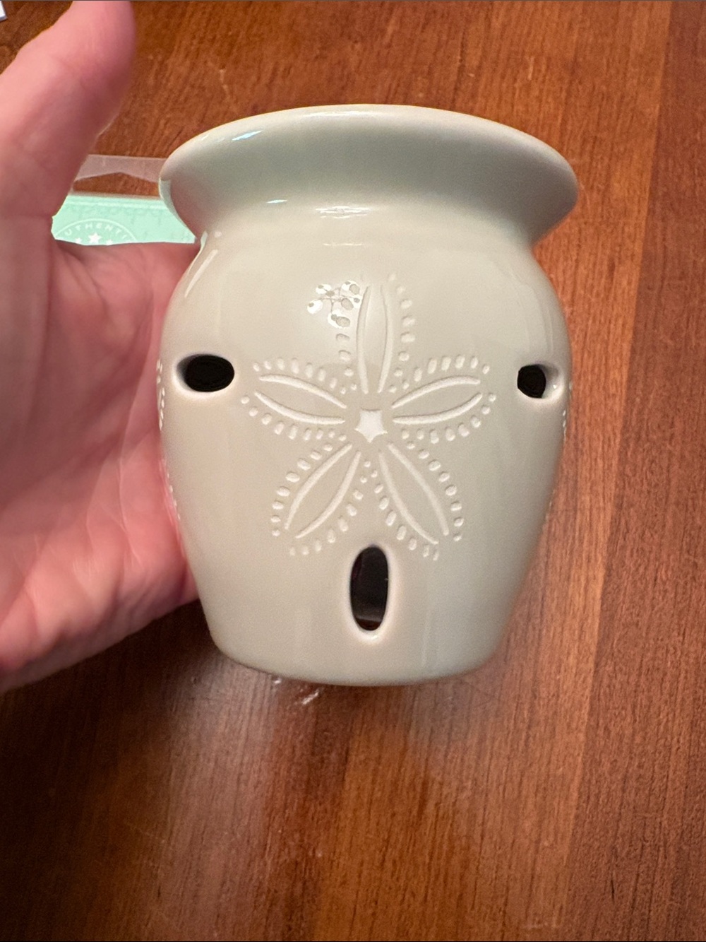 Sale today Scentsy Sand Dollar Plug-In Warmer with “just Breathe” Scentsy bar - Picture 5 of 9